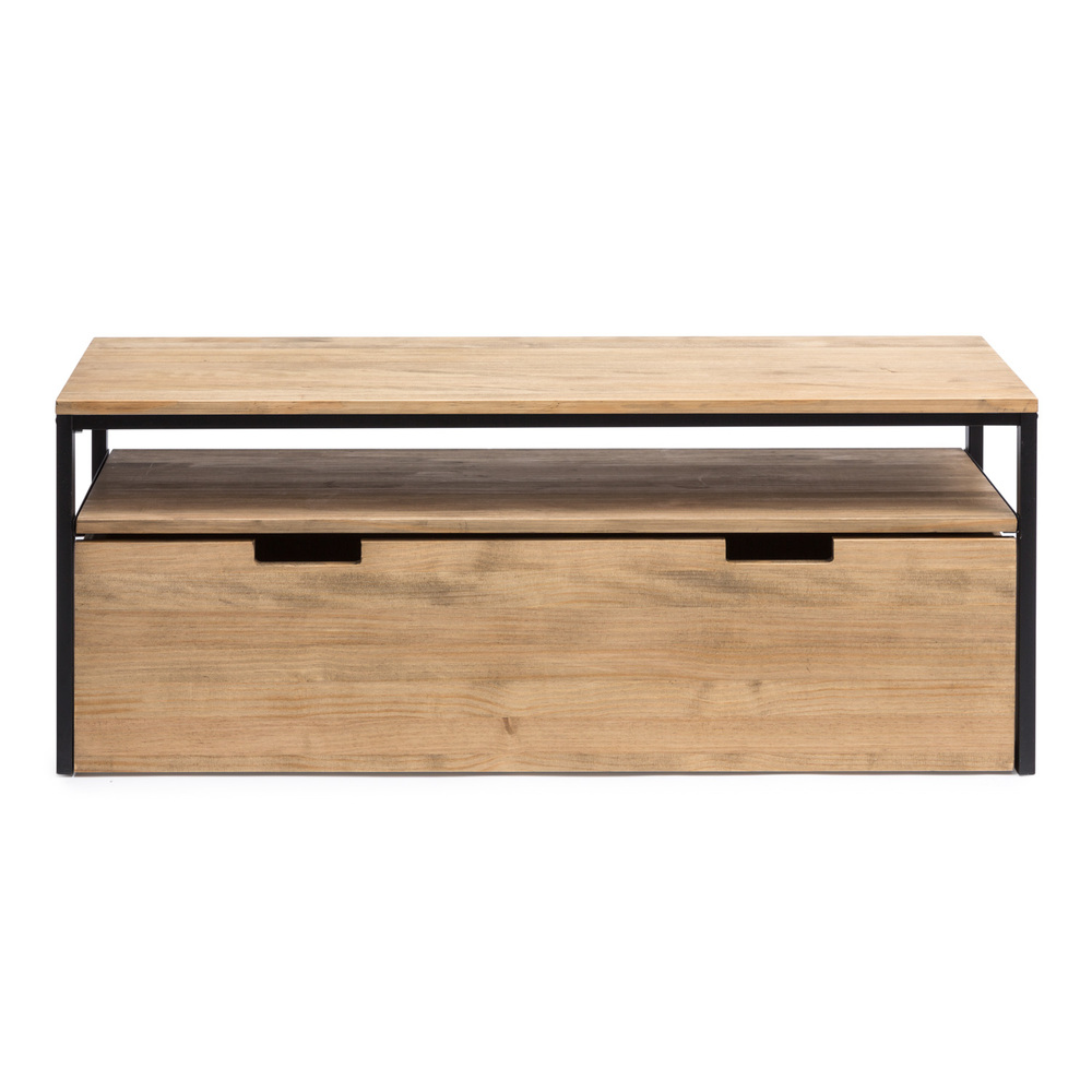 Mueble de TV Sostenible iCub Three con Estante y Cajón Extraíble Doble