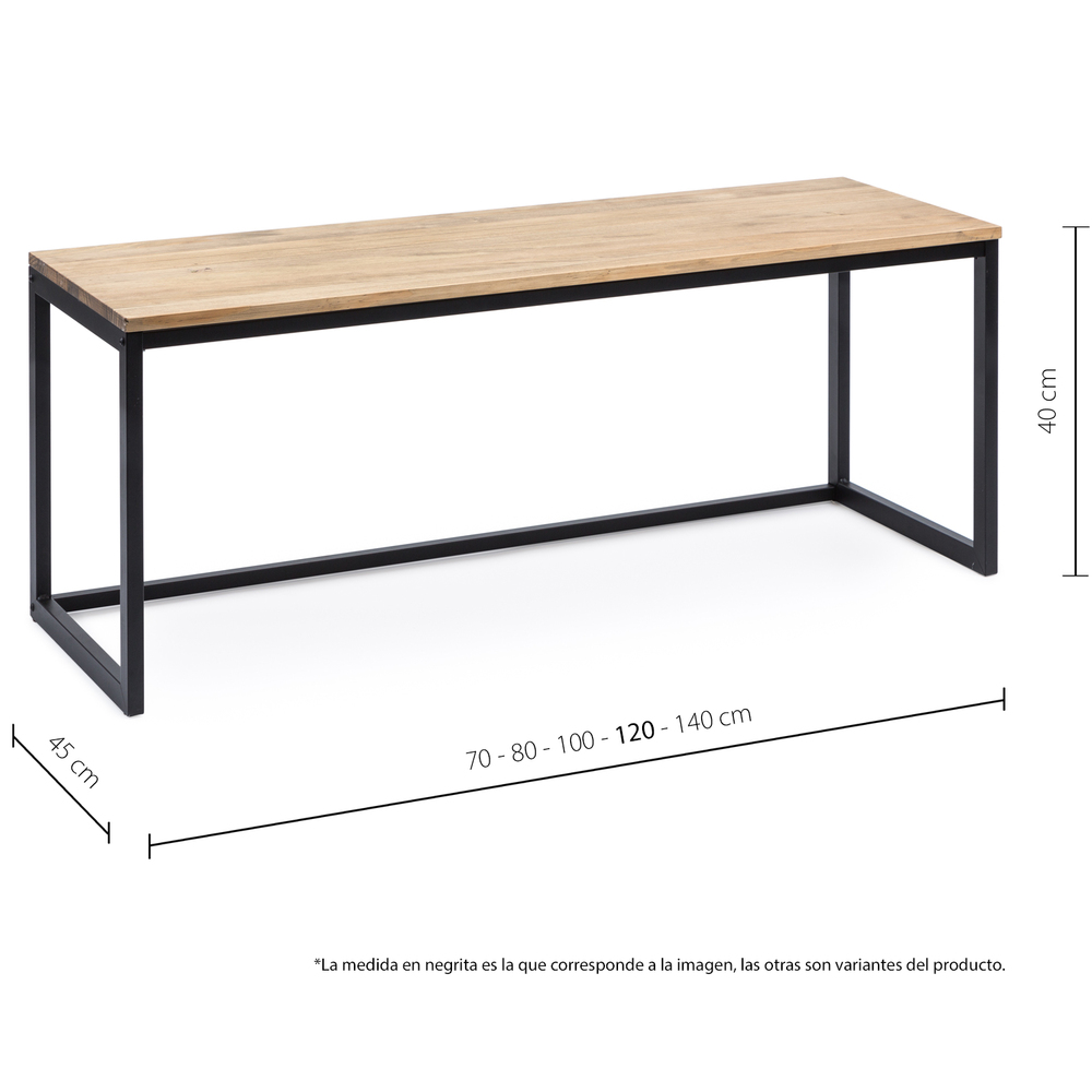 Mesa de Centro Industrial Sostenible iCub Three