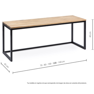 Mesa de Centro Industrial Sostenible iCub Three