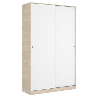 Armario Slide 2 Puertas Correderas Plus Bicolor 50 x 120 x 204 cm