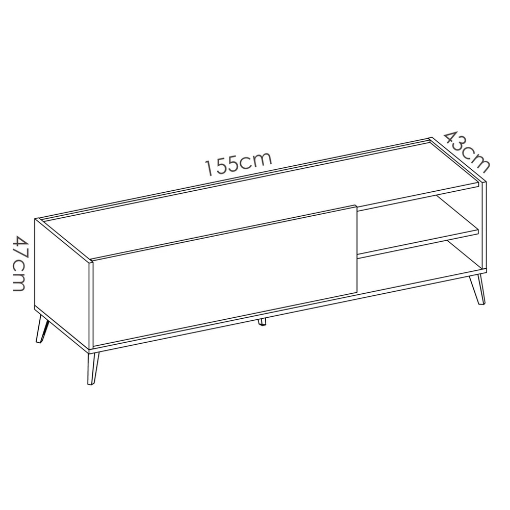 Mueble Bajo de Televisión Ness 