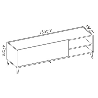 Mueble Bajo de Televisión Ness 