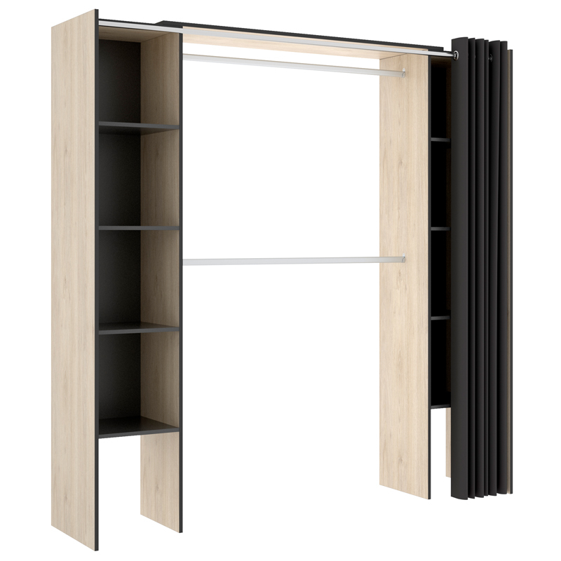 Kit Vestidor Suit con Cortina 