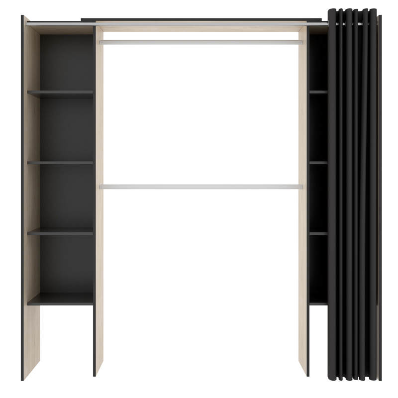 Kit Vestidor Suit con Cortina 