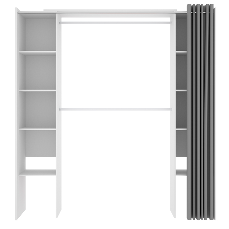 Kit Vestidor Suit con Cortina 