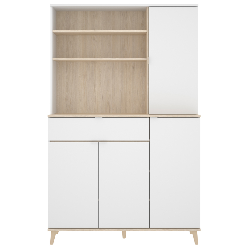 Mueble Auxiliar Wok con 4 Puertas y 1 Cajón