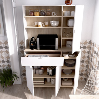 Mueble Auxiliar Wok con 4 Puertas y 1 Cajón