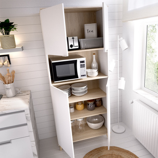 Mueble Auxiliar Wok 4 Puertas