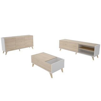 Conjunto Salón de Televisión Ness 6