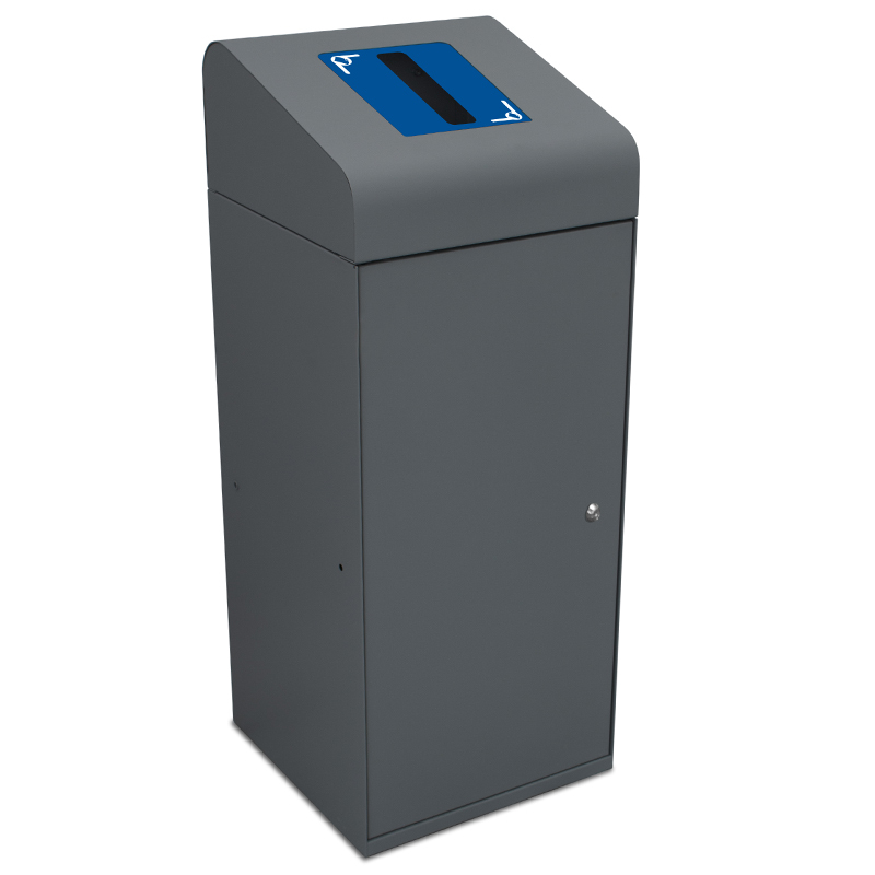 Papelera Modelo Berlin Selectiva Galvanizada 