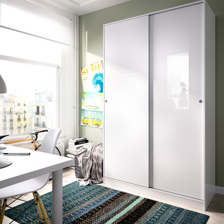 Armario Slide 2 Puertas Correderas Plus 50 x 120 x 204 cm