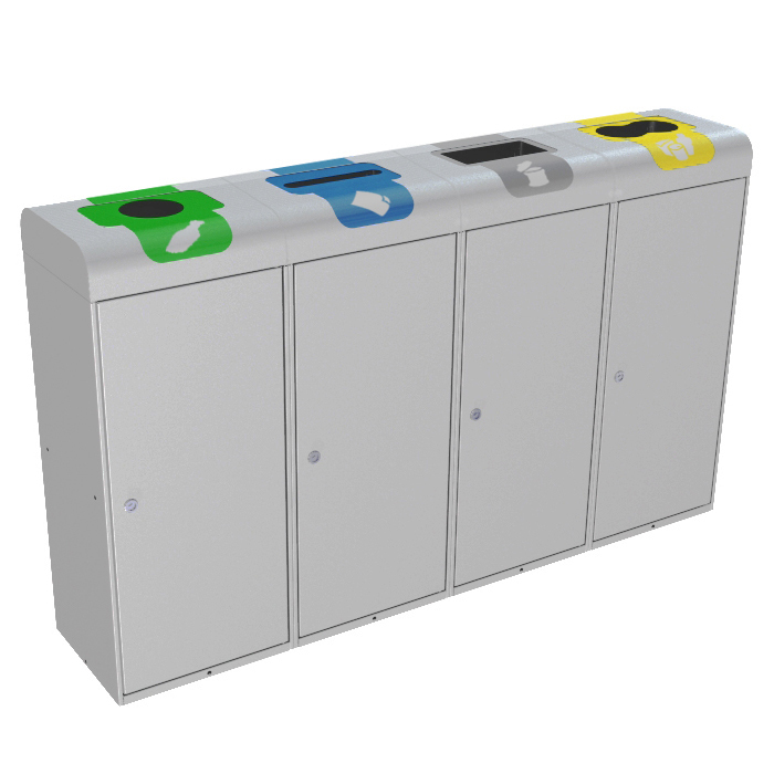 Papelera Estocolmo Selectiva 75 Litros