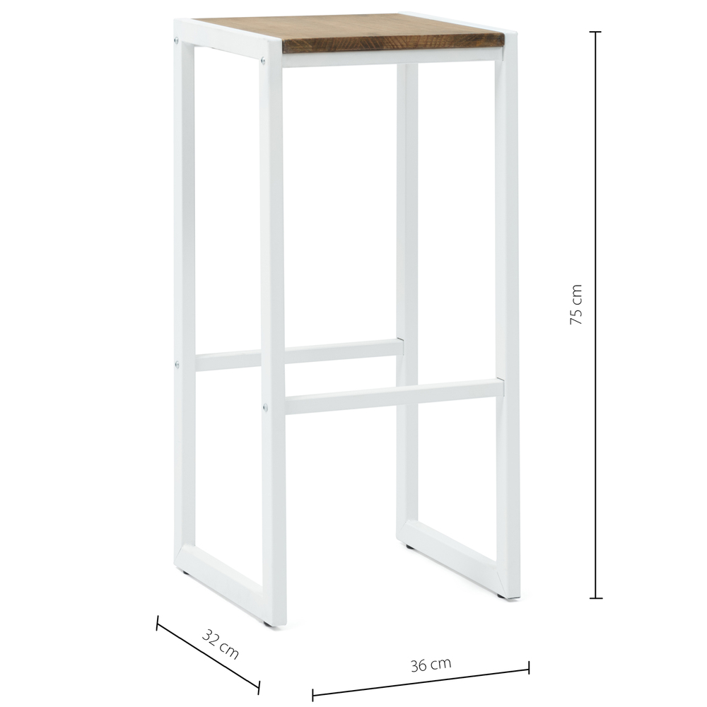 Taburete Alto iCub Sostenible Industrial 