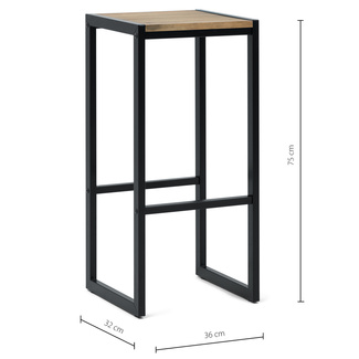 Taburete Alto iCub Sostenible Industrial 