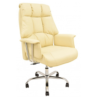 Sillón de Oficina Firenze Respaldo Alto Tapizado en Simil Piel 