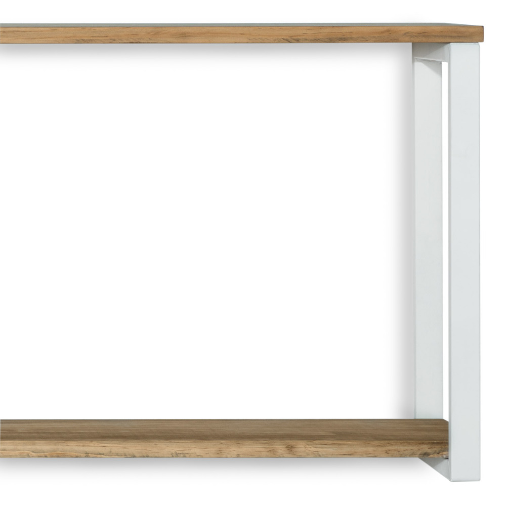 Estantería Sostenible Colgante Blanca 2 Estantes iCub 