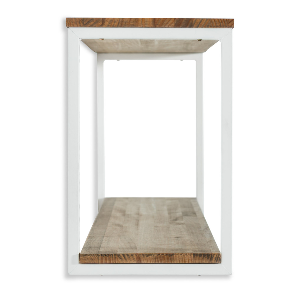 Estantería Sostenible Colgante Blanca 2 Estantes iCub 