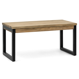 Mesa Elevable iCub Strong ECO Industrial Negro Efecto Vintage 