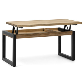 Mesa Elevable iCub Strong ECO Industrial Negro Efecto Vintage 