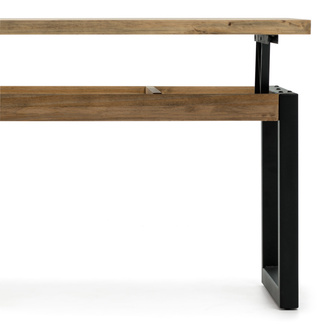 Mesa Elevable iCub Strong ECO Industrial Negro Efecto Vintage 