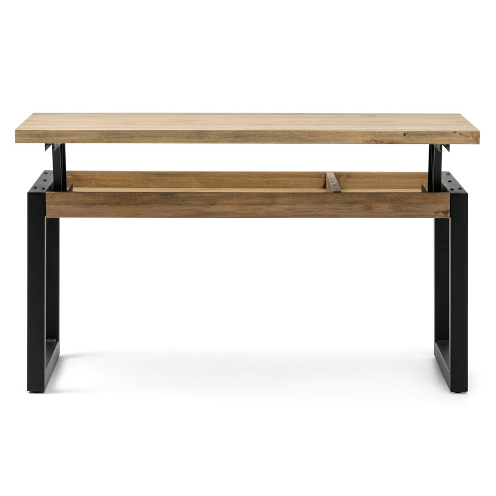 Mesa Elevable iCub Strong ECO Industrial Negro Efecto Vintage 