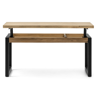 Mesa Elevable iCub Strong ECO Industrial Negro Efecto Vintage 