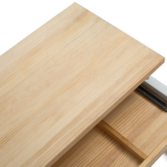 Mesa Elevable iCub Strong ECO Industrial Blanco Natural 