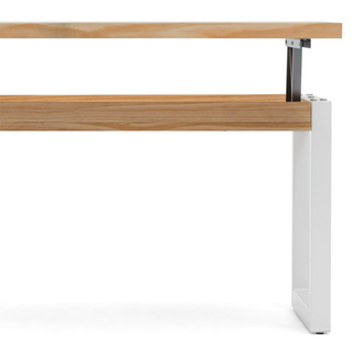 Mesa Elevable iCub Strong ECO Industrial Blanco Natural 