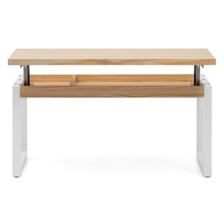 Mesa Elevable iCub Strong ECO Industrial Blanco Natural 