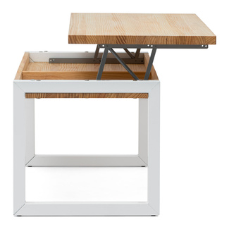 Mesa Elevable iCub Strong ECO Industrial Blanco Natural 
