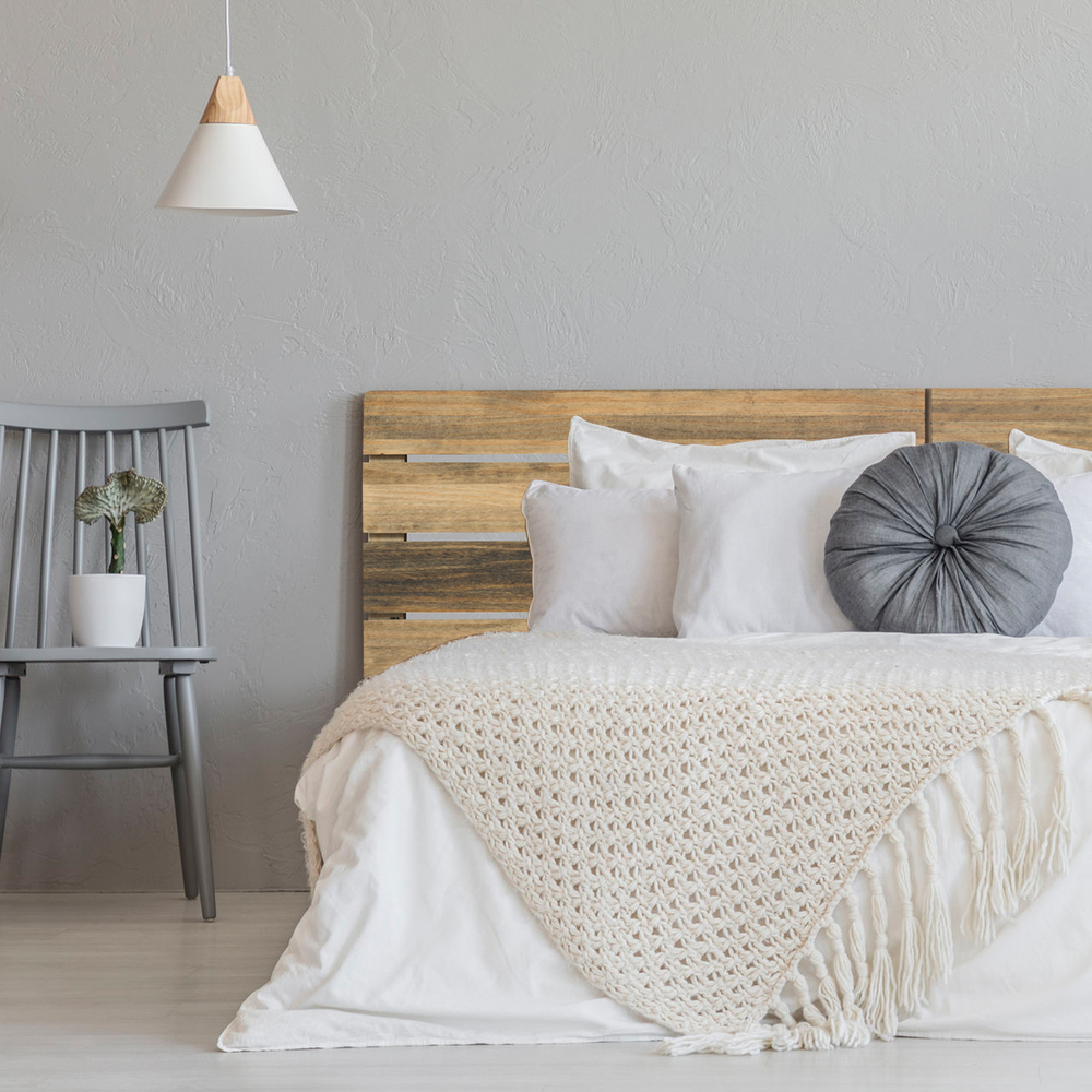 Cabecero Cama Pallet ECO de Madera de Pino Efecto Vintage 