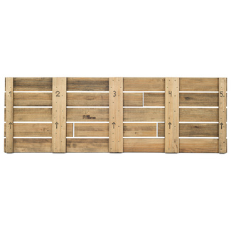 Cabecero Cama Pallet ECO de Madera de Pino Efecto Vintage 
