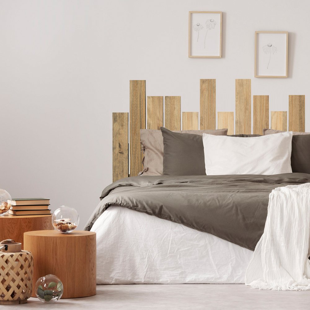 Cabecero Cama Palisade ECO de Madera de Pino Efecto Vintage 