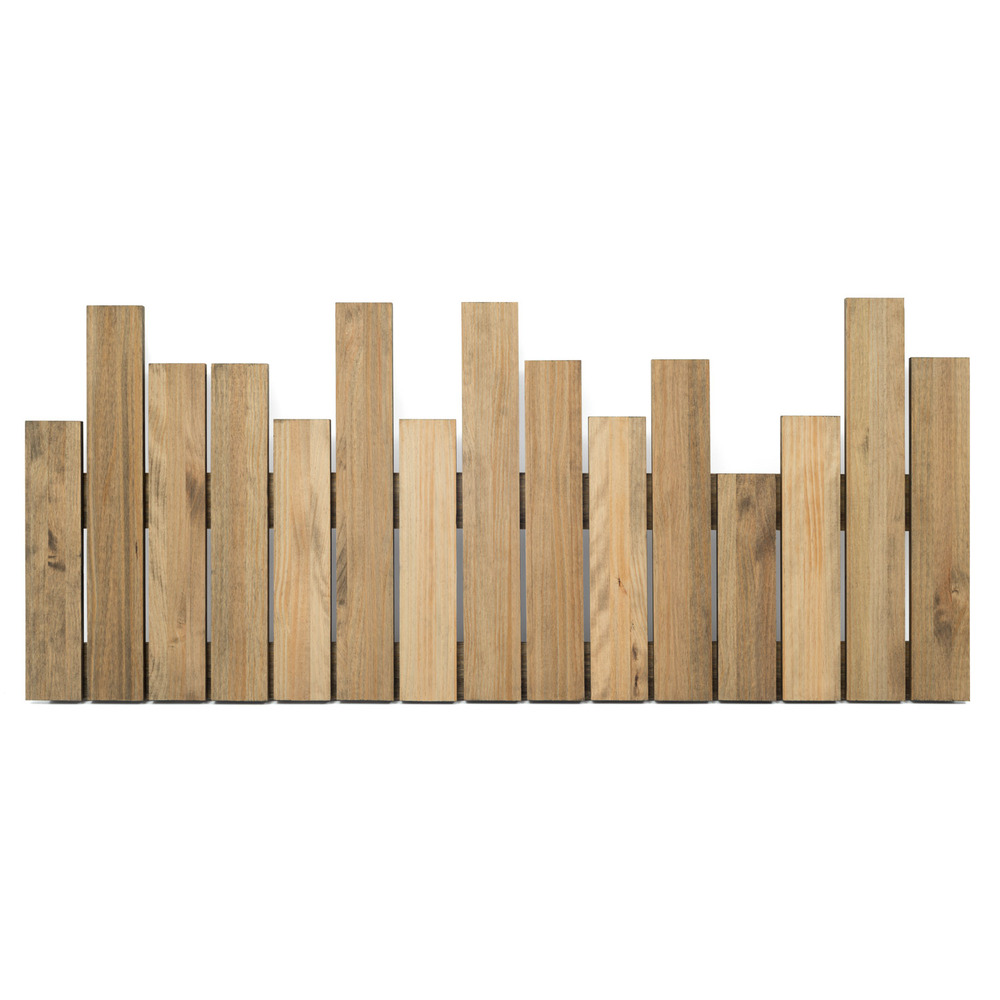 Cabecero Cama Palisade ECO de Madera de Pino Efecto Vintage 