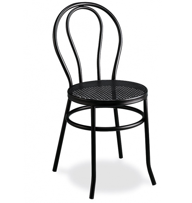 Silla Apilable Asiento en Rejilla Metálica Modelo 105