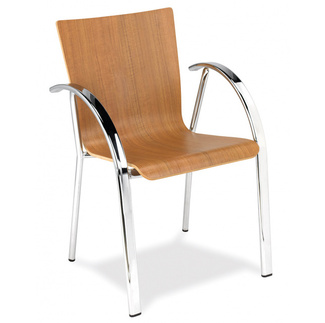 Sillón de Hosteleria Apilable en Tubo Acerado Modelo 246