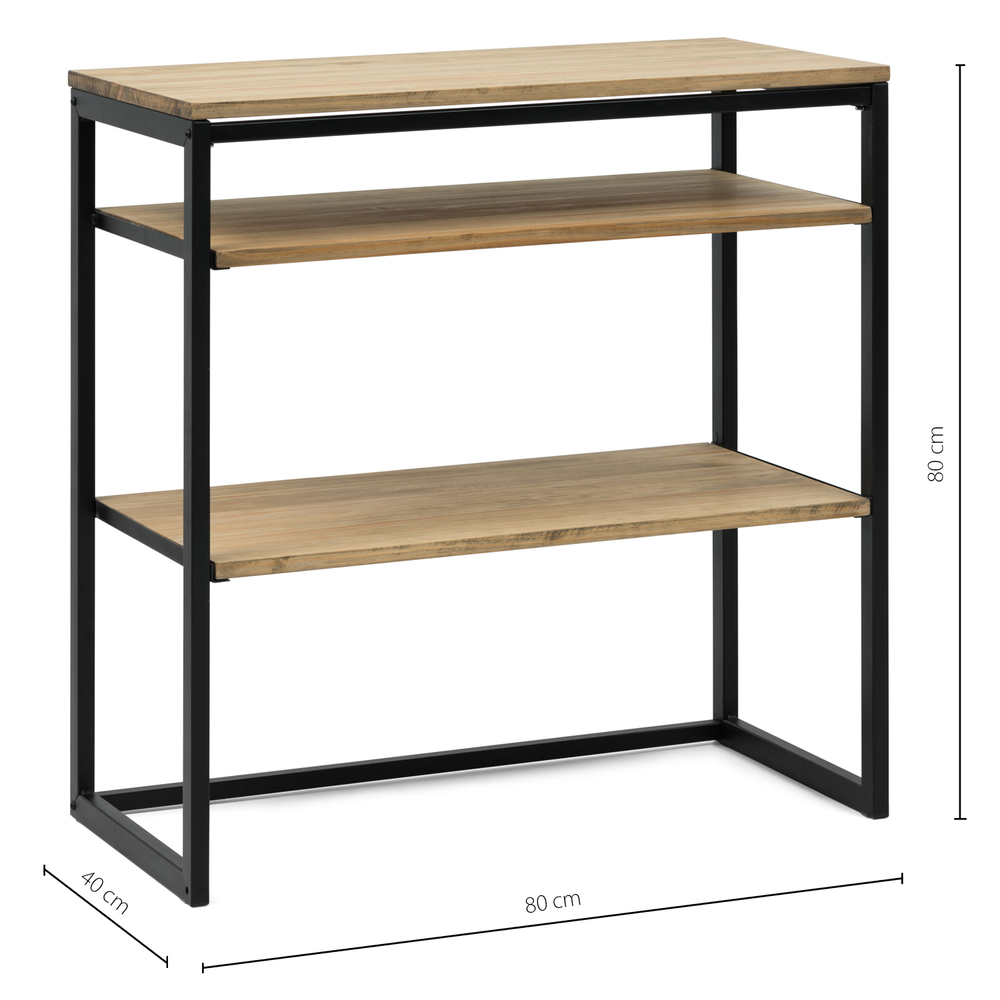 Mueble Multiusos ECO Industrial con Estantes 