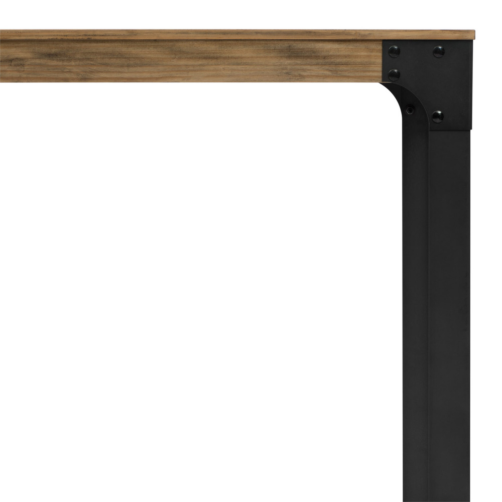 Mesas industriales madera y hierro modelo Boston liquidación