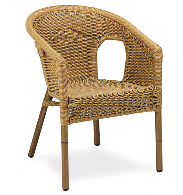 Sillón Apilable en Médula Sintética Modelo 283