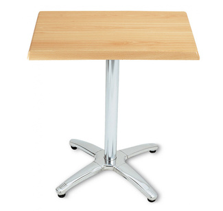 Mesa Terraza en Tubo de Aluminio Anodizado Modelo 384