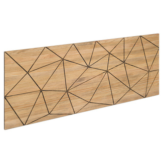 Cabecero para Cama Triangulos de Madera de Pino 