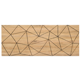 Cabecero para Cama Triangulos de Madera de Pino 
