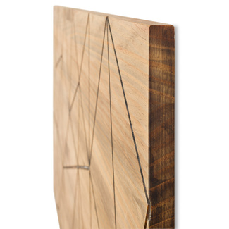 Cabecero para Cama Triangulos de Madera de Pino 