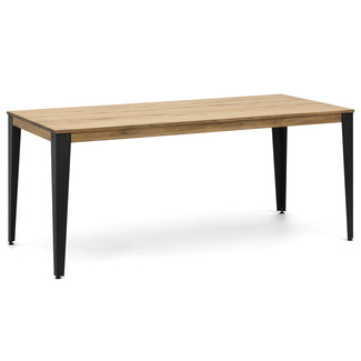 Mesa Lunds Industrial ECO Patas Fumé Tablero Efecto Vintage