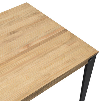 Mesa Lunds Industrial ECO Patas Fumé Tablero Efecto Vintage