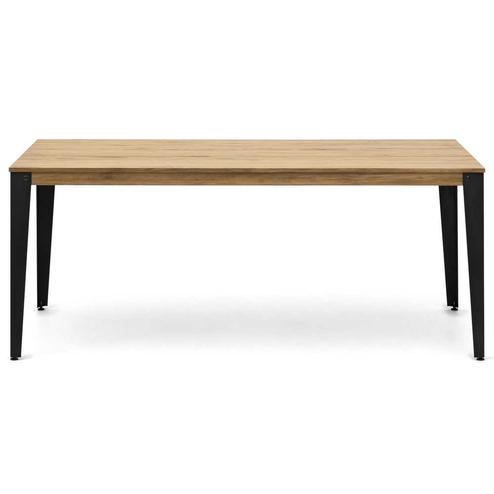 Mesa Lunds Industrial ECO Patas Fumé Tablero Efecto Vintage