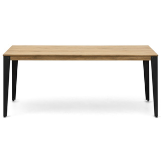 Mesa Lunds Industrial ECO Patas Fumé Tablero Efecto Vintage