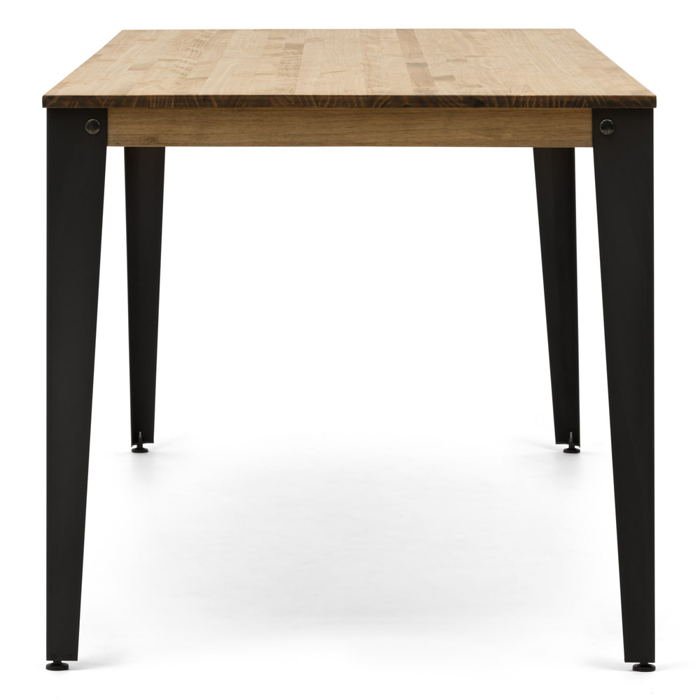 Mesa Lunds Industrial ECO Patas Fumé Tablero Efecto Vintage