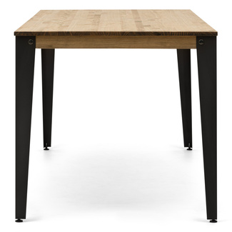 Mesa Lunds Industrial ECO Patas Fumé Tablero Efecto Vintage