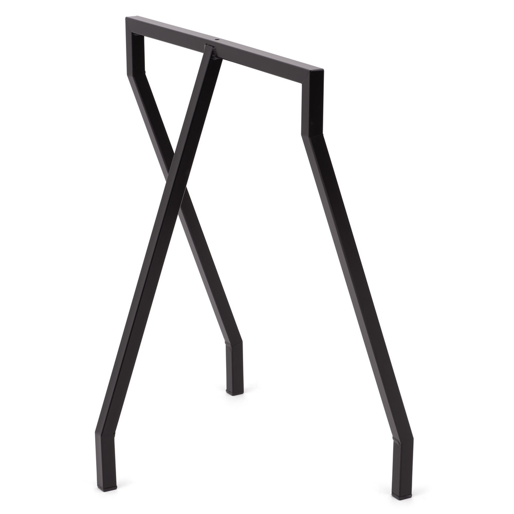 Pack de 2 Caballetes 3 Patas Industriales para Mesa NEGRO 60 x 72 cm 
